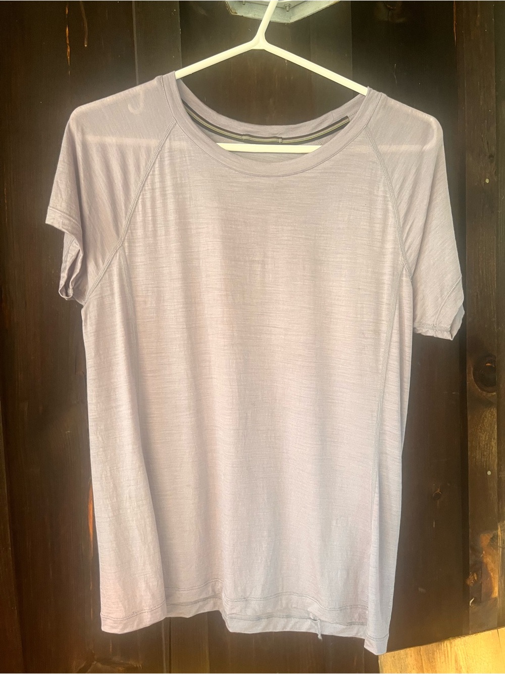 Smartwool Women's Active Ultra-Lite Tee in Light Lavender
